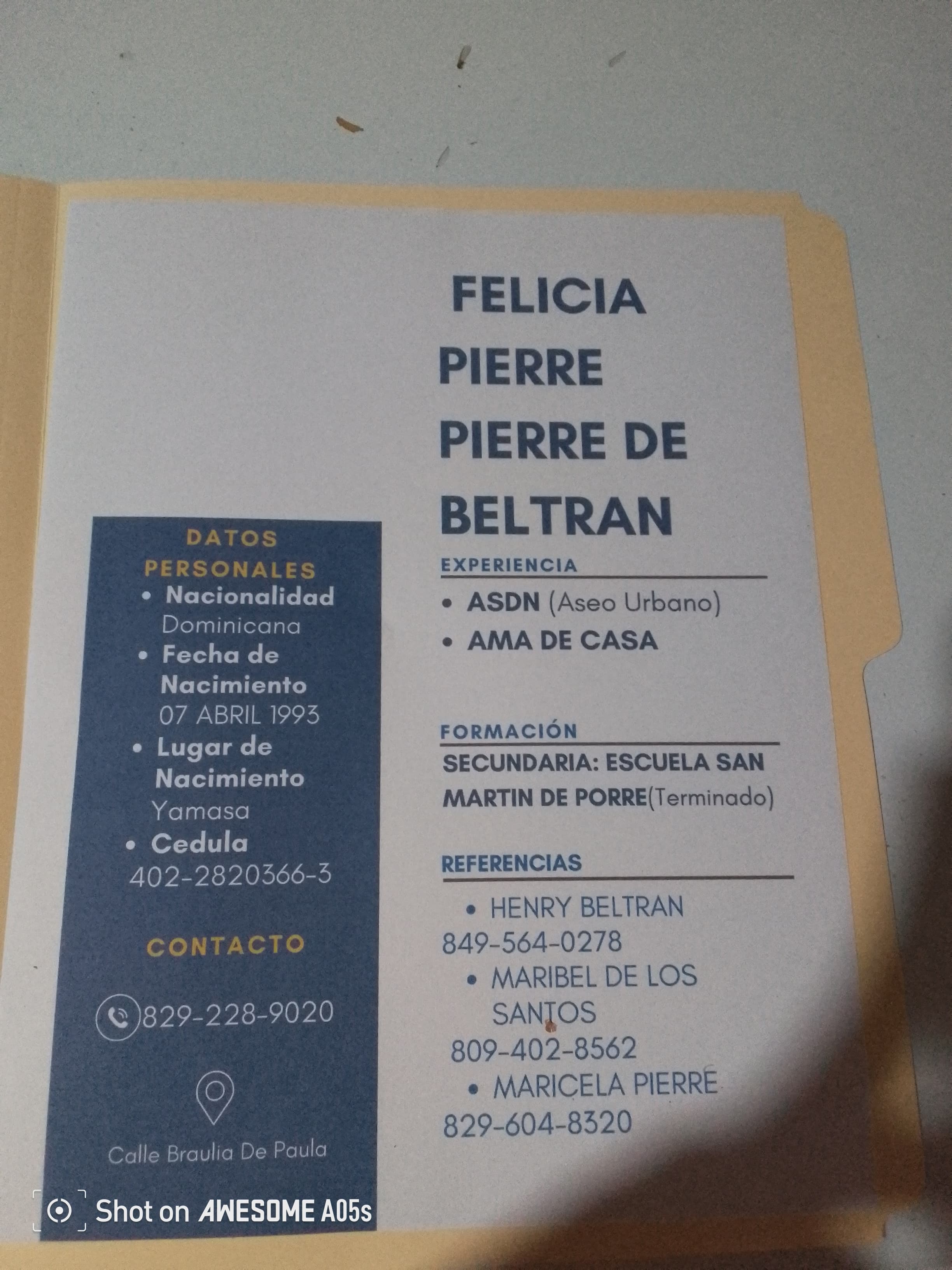 Foto de Felisa Pierre